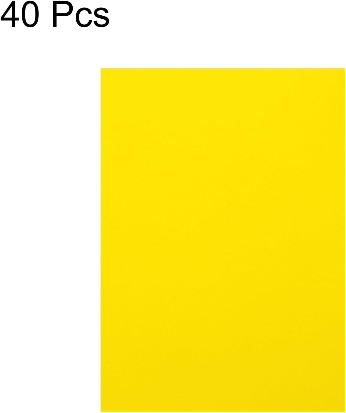 MECCANIXITY Colored Vellum Paper, 40 Sheet Lemon Yellow Transparency 8.5 x 11 Printable Vellum Paper, Translucent Vellum Sheets for Printing Wedding Invitations Ink Jet Laser Printer