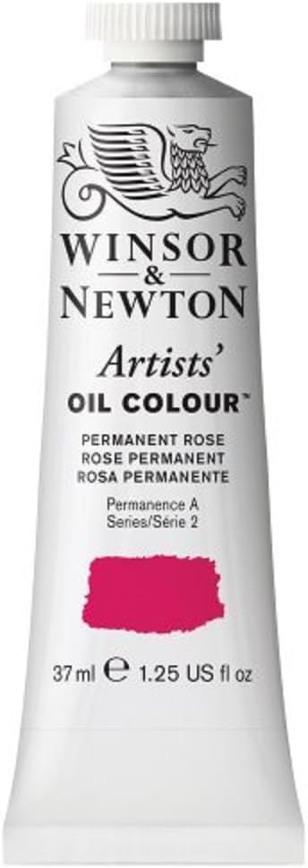 Winsor & Newton Artists' Oil Color, 37ml (1.25 oz) Tube, Permanent Rose