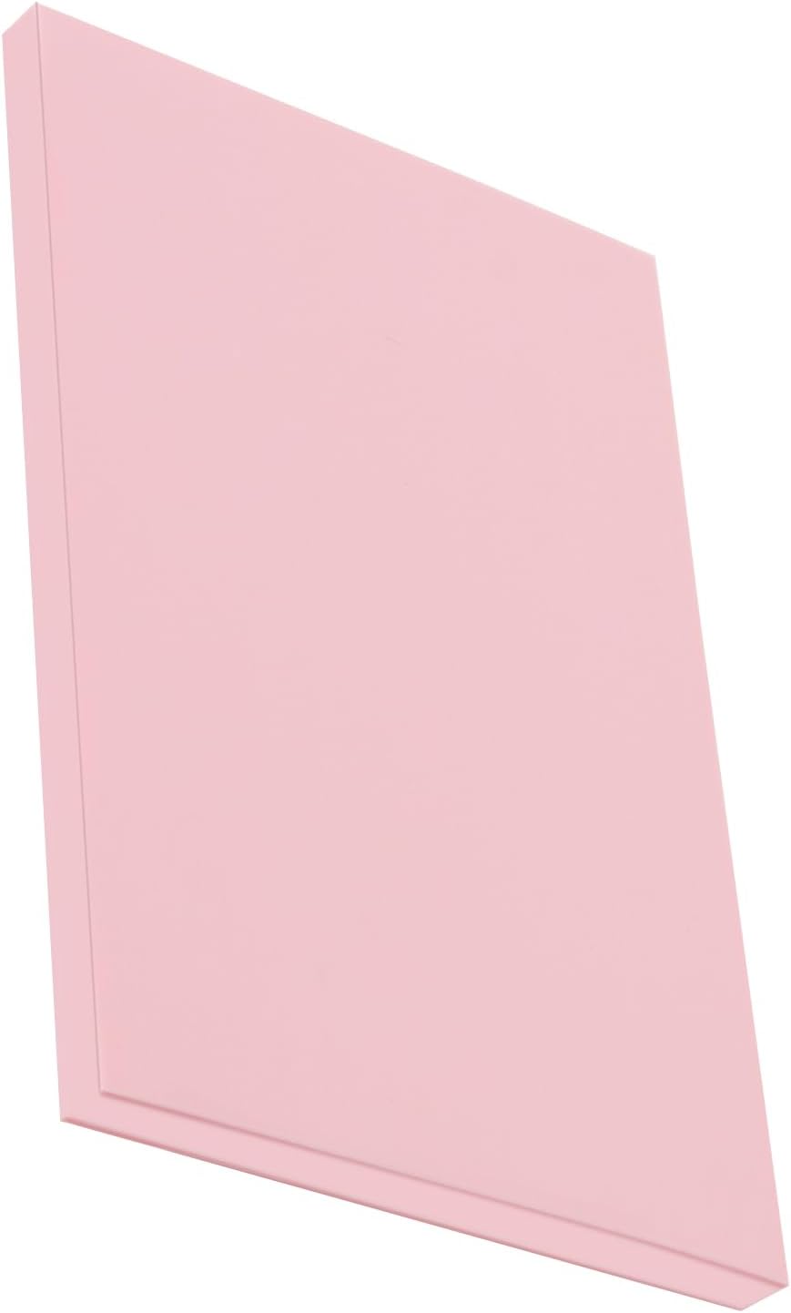 ZOENHOU 12 Pcs 4" x 6" Pink Rubber Carving Blocks, Soft Rubber Crafts Rubber Stamping Blanks with Carving Tools, Linoleum Blocks for Printmaking