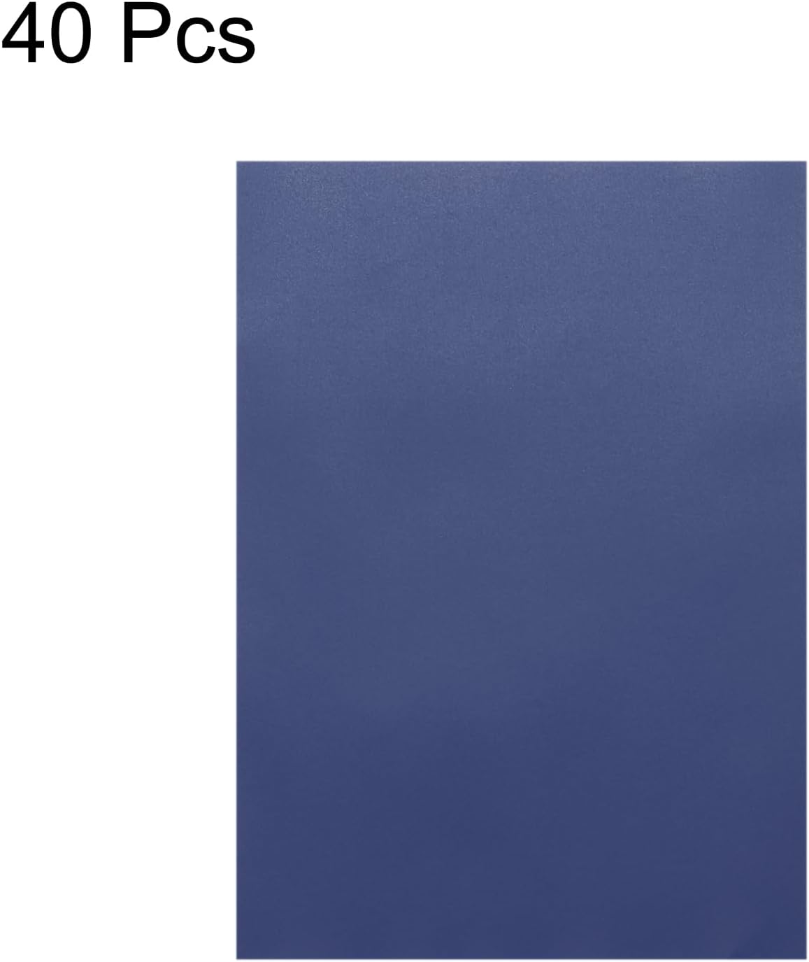 MECCANIXITY Colored Vellum Paper, 40 Sheet Deep Blue Transparency 11.7 x 8.2 Printable Vellum Paper, Translucent Vellum Sheets for Printing Wedding Invitations, Ink Jet Laser Printer