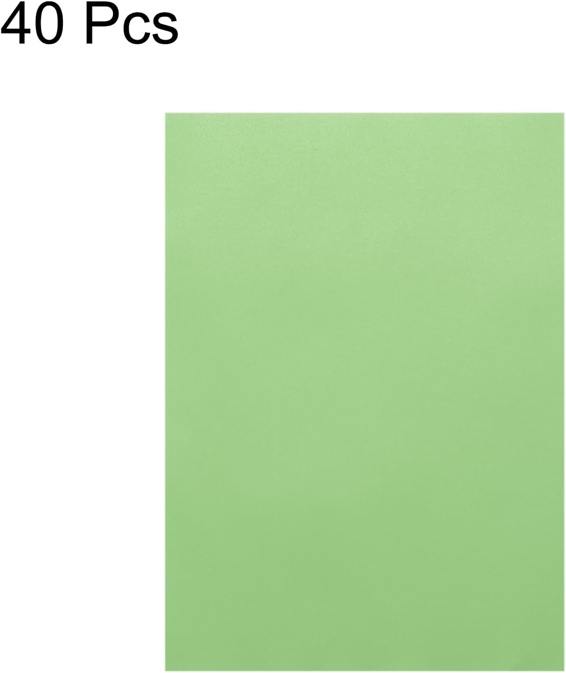 MECCANIXITY Colored Vellum Paper, 40 Sheet Light Green Transparency 8.3" x 5.9" Printable Vellum Paper, Translucent Vellum Sheets for Printing Wedding Invitations Ink Jet Laser Printer