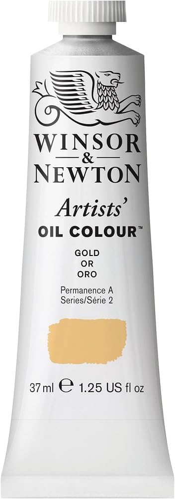 Winsor & Newton Artists' Oil Color, 37ml (1.25 oz) Tube, Gold