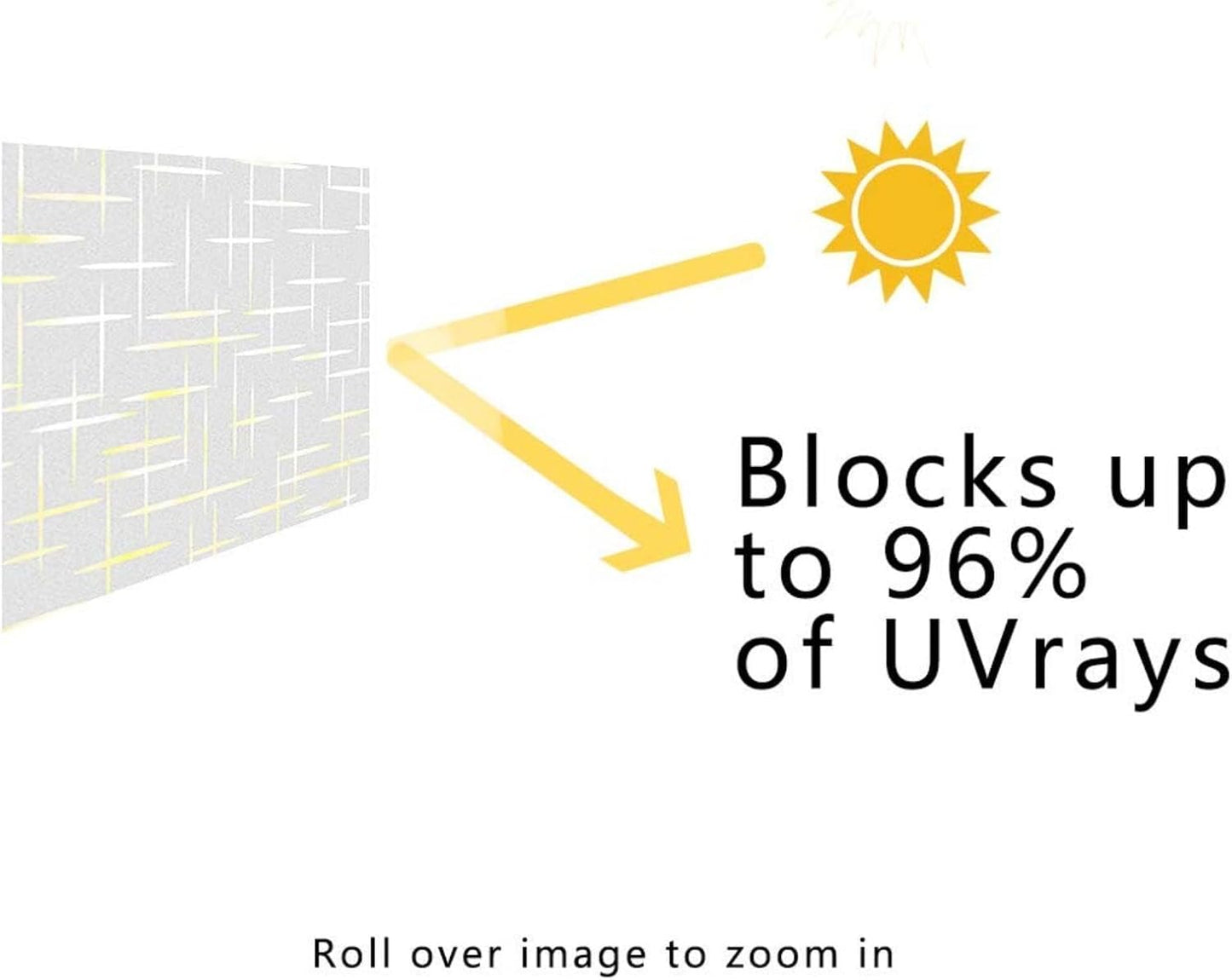 Finnez Frosted Window Film Non-Adhesive, Frosting Privacy Film for Glass Windows, Self Static-Cling Decorative Window Cling for Home Office UV Protection Cross Pattern, 35.4 x 78.7 inches