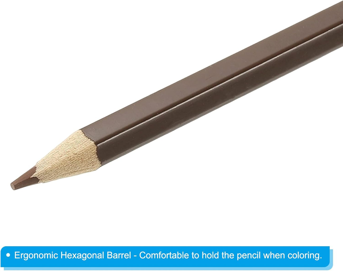 PATIKIL Watercolor Pencil, 6Pcs Water Soluble Pencils for Blending, Coloring, Sketch Drawing, Painting, Coffee