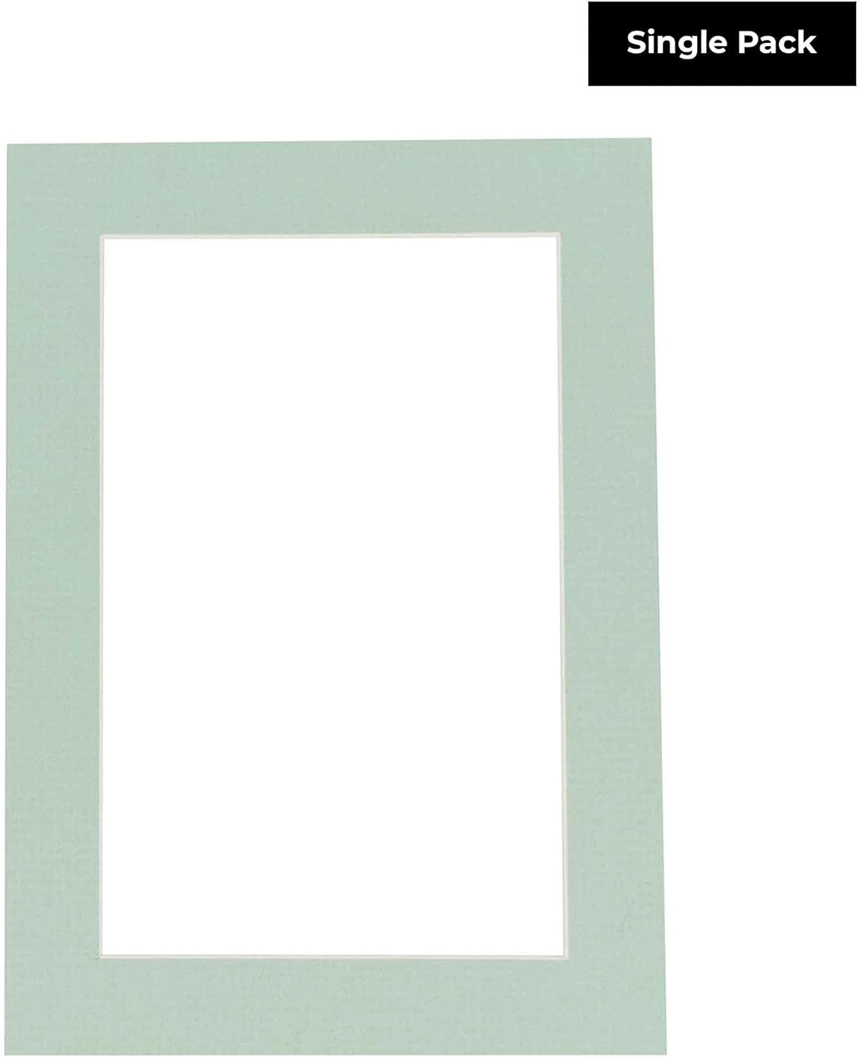 5x7 Mat for 8.5x11 Frame - Precut Mat Board Acid-Free Show Kit with Backing Board, and Clear Bags Honeydew Green 5x7 Photo Matte Made to Fit a 8.5x11 Picture Frame Matboard for Framing, Pack of 1 Mat