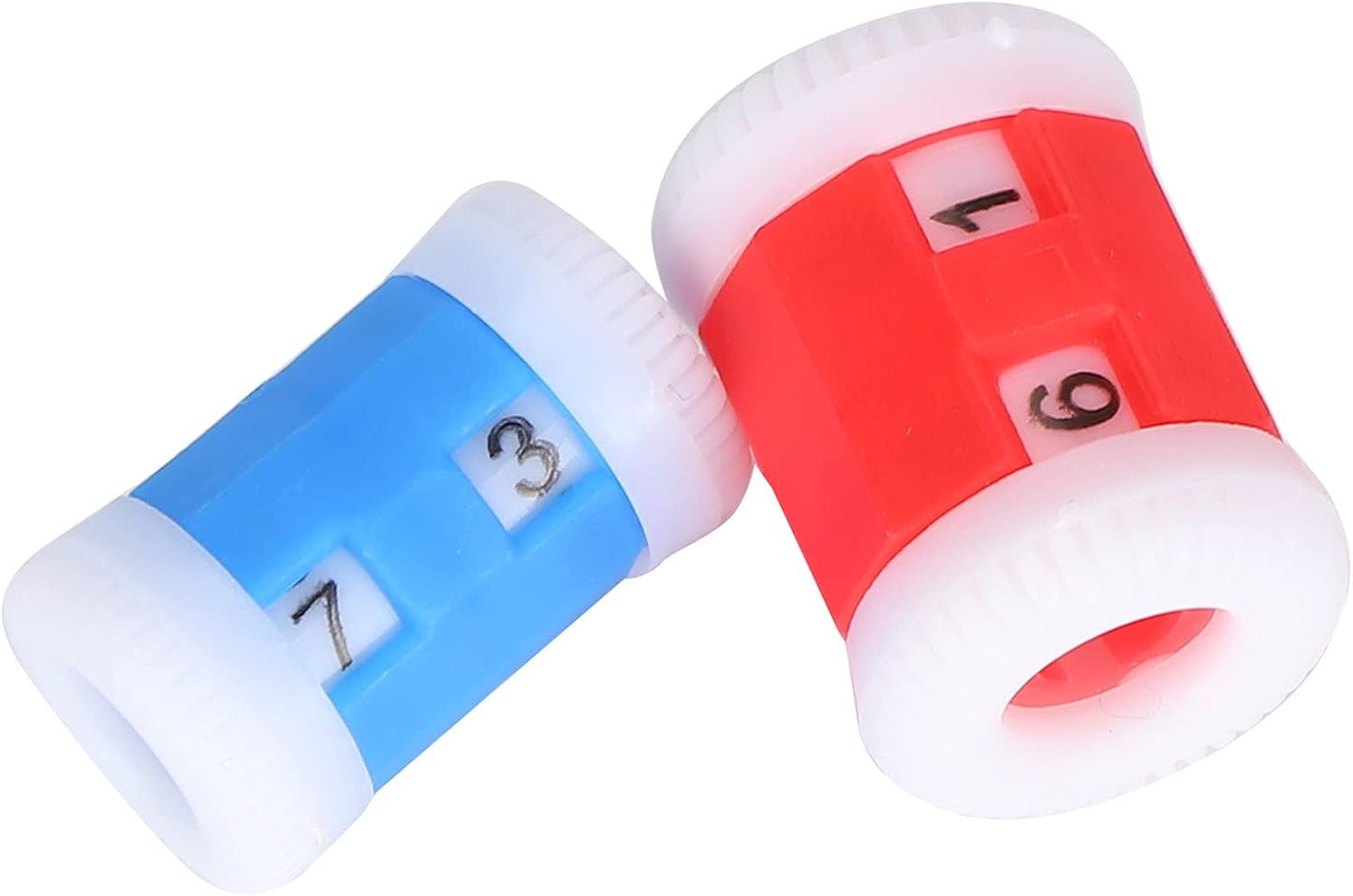Plastic Knit Counter Knitting Crochet Stitch Marker Row Ring Sewing Tool Craft Accessories Two Color(One Set)