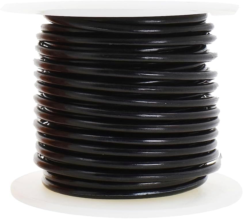 Mandala Crafts 8 Gauge Anodized Aluminum Craft Wire for Jewelry Making - 128 FT Colored Flexible Neutral Wire - Bendable for Bonsai Armature Crafting Sculpting