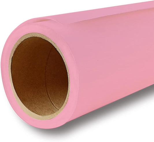 Yizhily Seamless Photogrphy Background Paper, Paper Backdrop Roll for Photoshoot, 82" x16', Carnation Pink