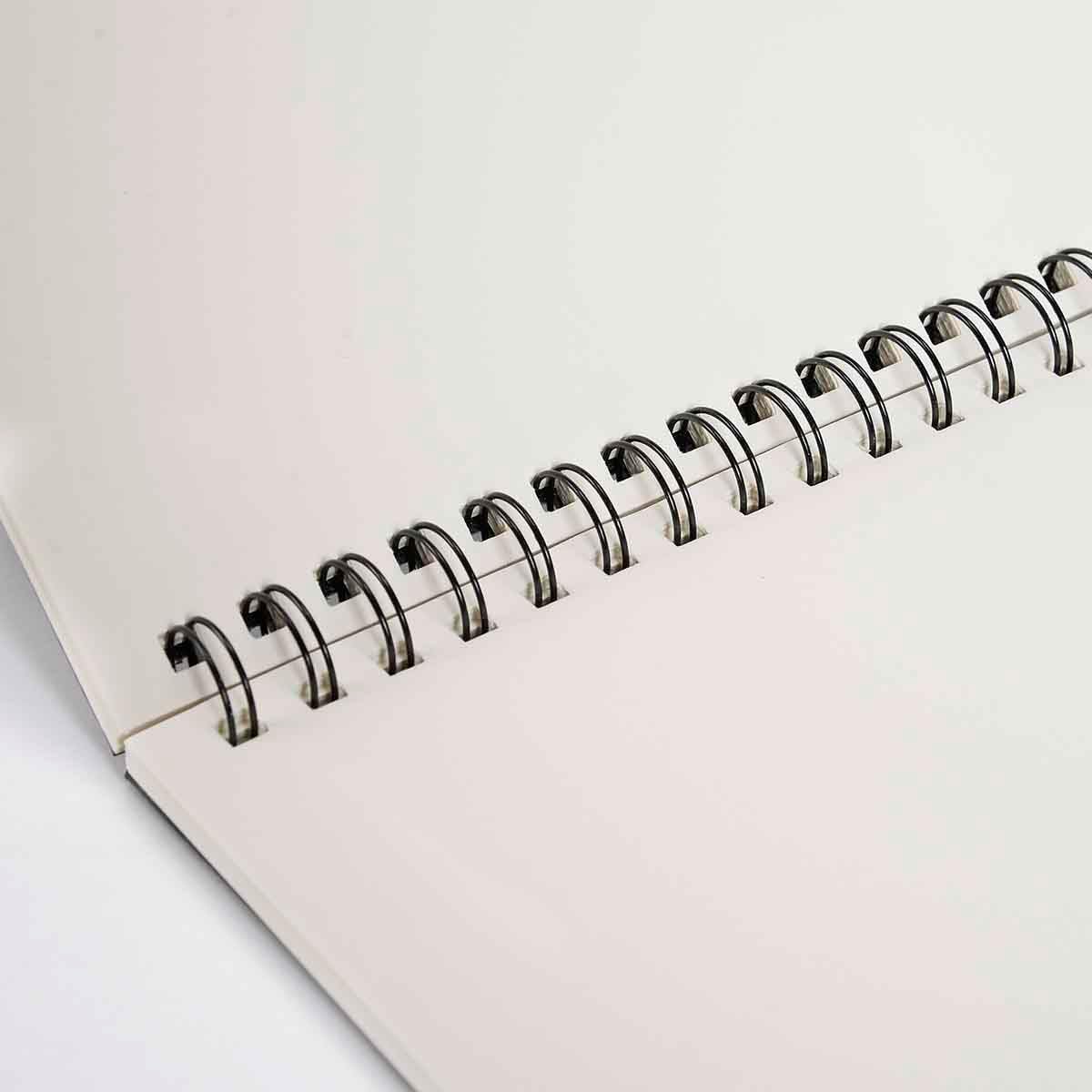 conda 9"x12" Sketch Book Set, 2 Pack, 120 Sheets, Spiral Bound Marker Pad, Durable Acid Free Sketchbook Mixed Media for Beginner Kids Adults Artists