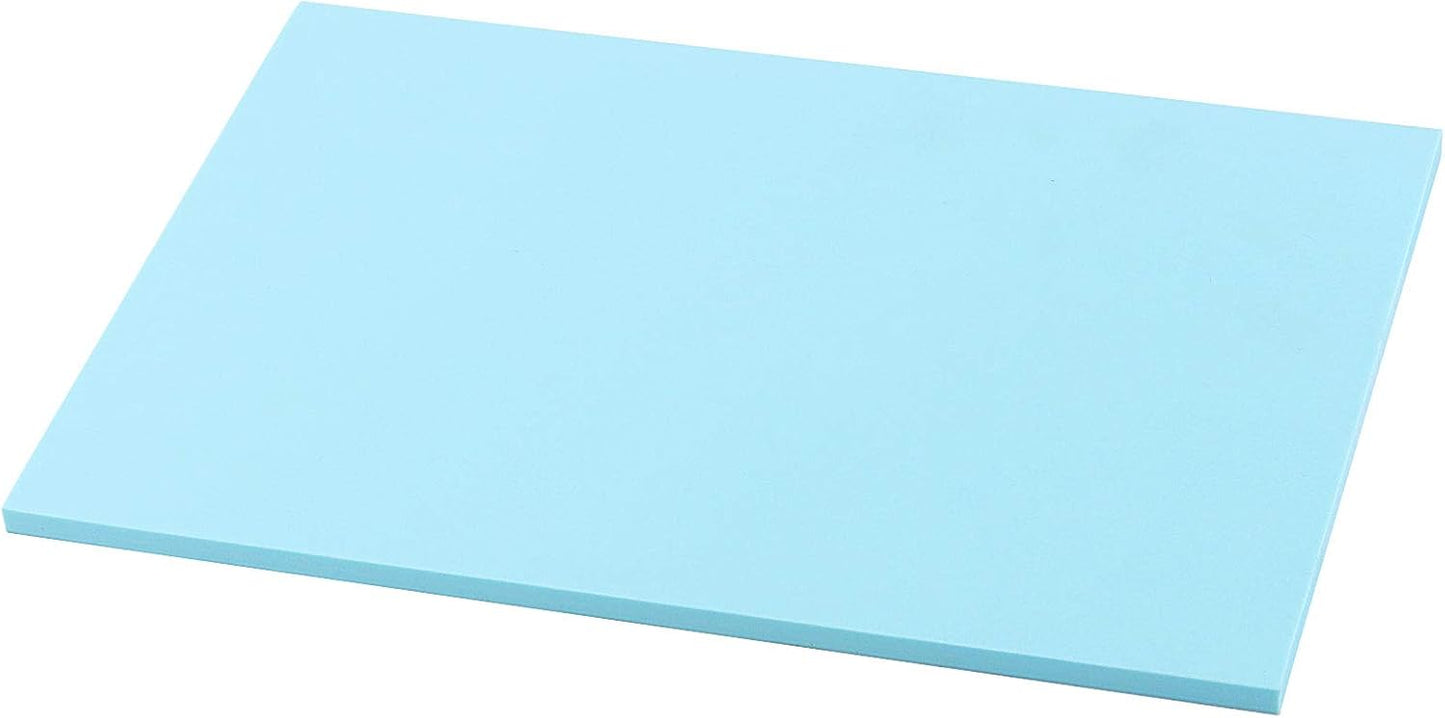 ZOENHOU 20 PCS 4 x 6 Inch Blue Rubber Stamp Carving Blocks, Creative Soft Linoleum Block Stamp for Making Stamps Engraving Crafts Supplies