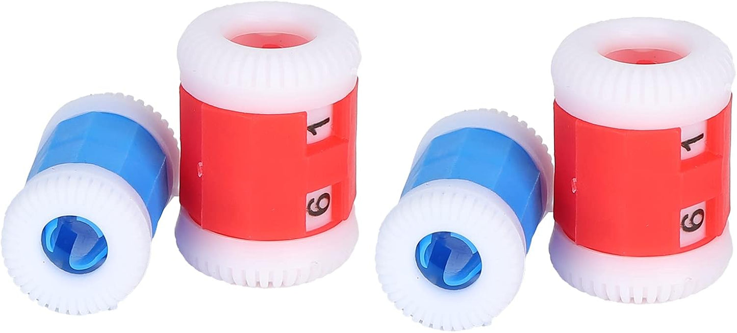 Plastic Knit Counter Knitting Crochet Stitch Marker Row Ring Sewing Tool Craft Accessories Two Color(Two Set)