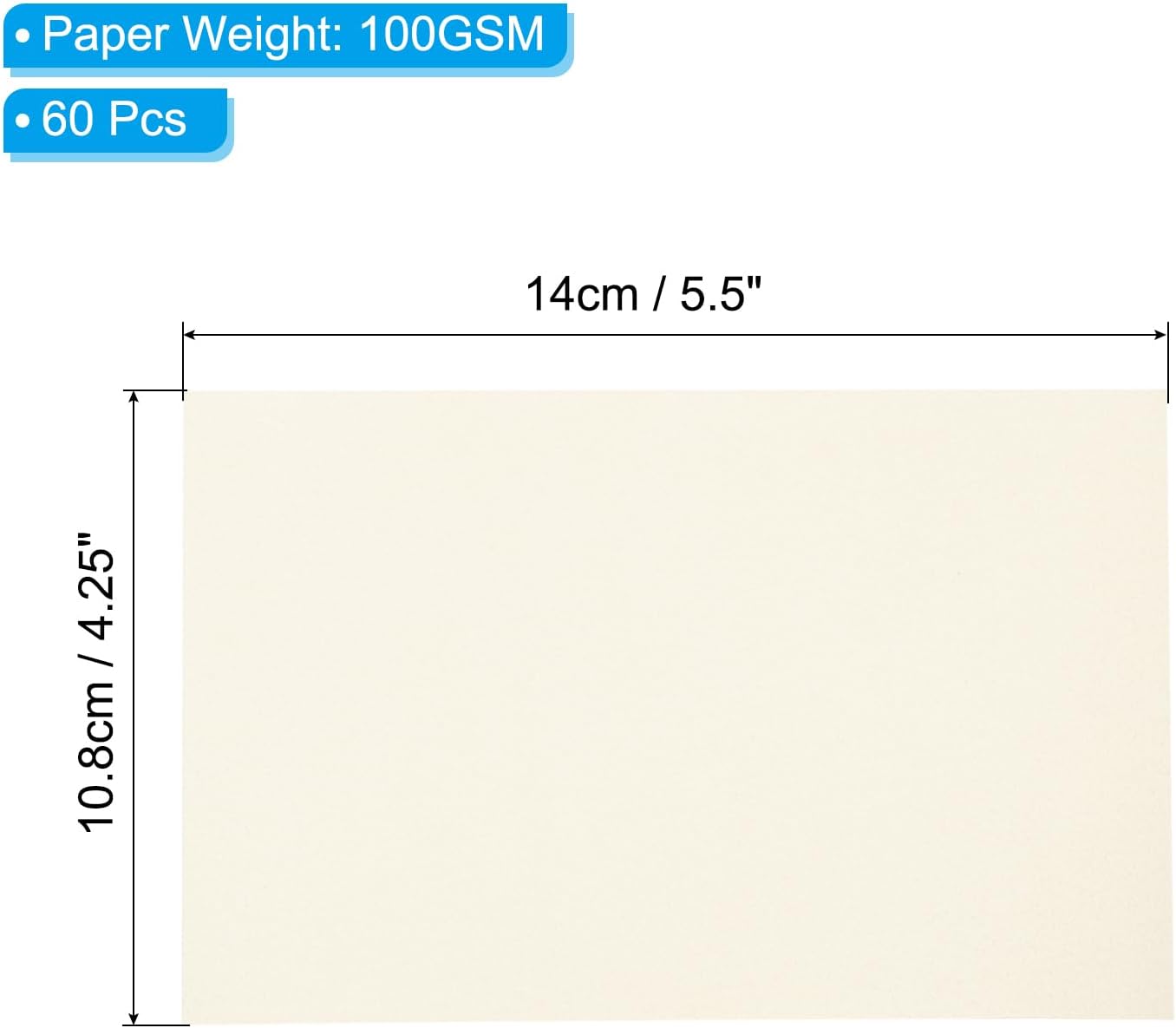PATIKIL 60 Sheets Vellum Paper 4.25x5.5, Vellum Paper Printable Translucent Paper 100GSM Colored for Invitations Laser Inkjet Printing Card Making Crafting Wedding Tracing, Light Gold