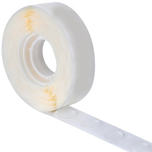 Two-Sided Adhesive Dots for Crafts, Balloons, Holiday Party Decorations, Clean Removable Non-Marking (100pc, Diameter :0.4IN)