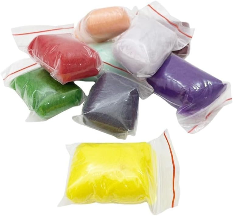 Catopia 40-Color Wool Roving Set – Generous 120g Fibre for Needle Felting, Wet Felting, Blending, and DIY Crafts，no Tools,only wools(40c roving Wool)