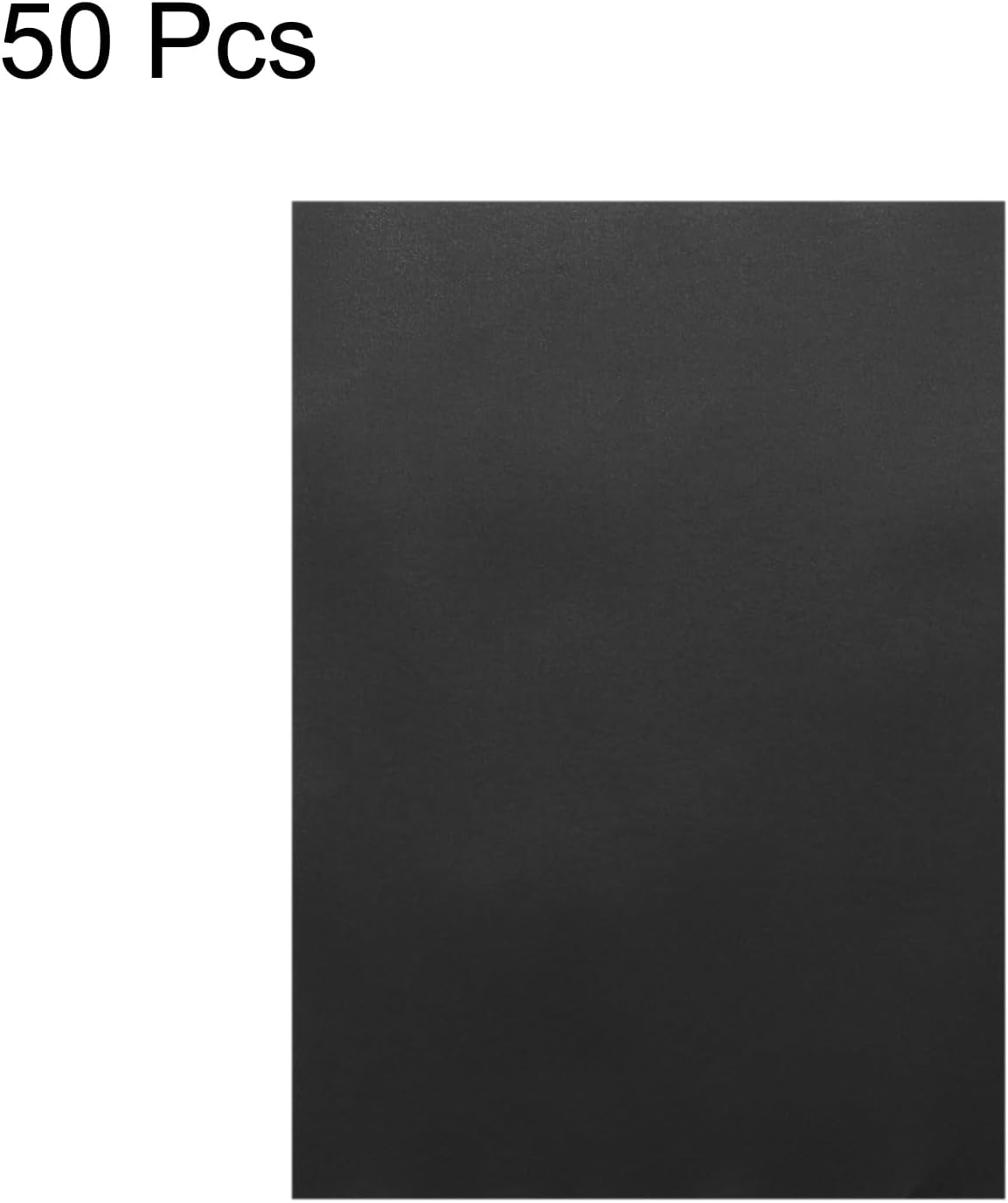 MECCANIXITY Colored Vellum Paper, 50 Sheet Black Transparency 11.7 x 8.2 Printable Vellum Paper, Translucent Vellum Sheets for Printing Wedding Invitations, Ink Jet Laser Printer