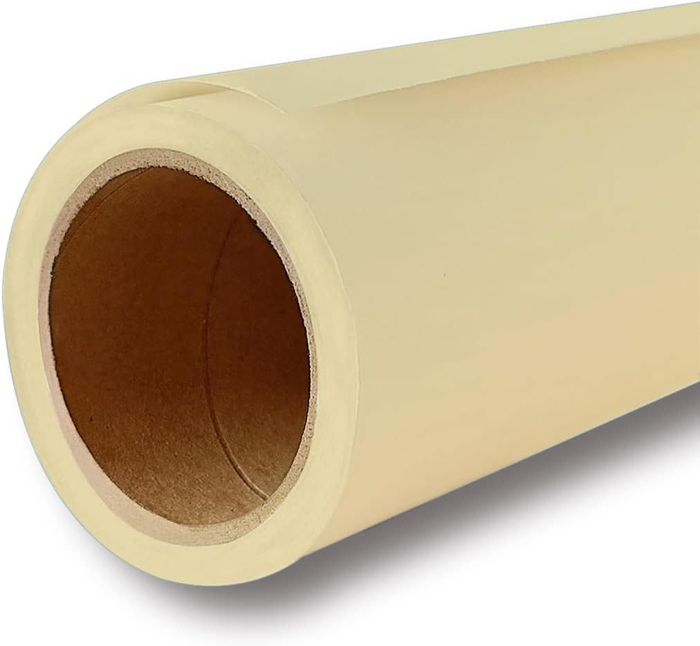 Yizhily Seamless Photography Photo Backdrop Background Paper Roll for Photoshoot 53 inches Wide x 16 feet Long, Wheat