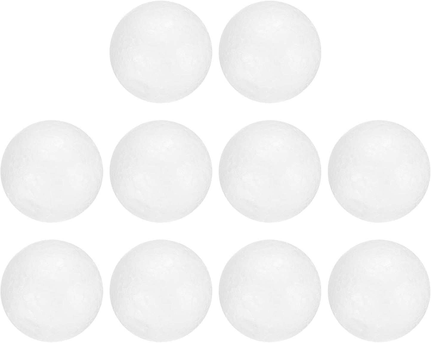 uxcell 15 Pcs White Foam Balls, 1.8 Inch Polystyrene Craft Foam Balls Solid Round Ball for Art, Household, DIY, Party Decorations