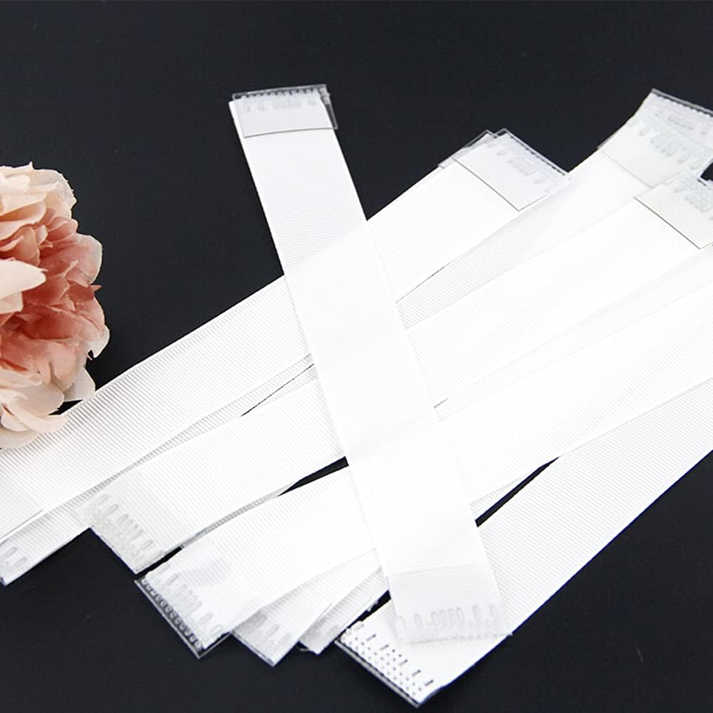 LIUYAXI 5/8" X 50 Yards Solid White Grosgrain Ribbon, Perfect for Crafts, Wedding Decor, DIY Hair Accessories, Sewing, Gift Package Wrapping and More