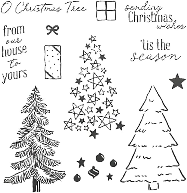 2025-2026 Stamps and Dies for Card Making, Stamps and Dies Set 2025 for Christmas and Halloween, Die Cut DIY Various Festivals Album Scrapbooking Birthdays Greeting Card (M4339)