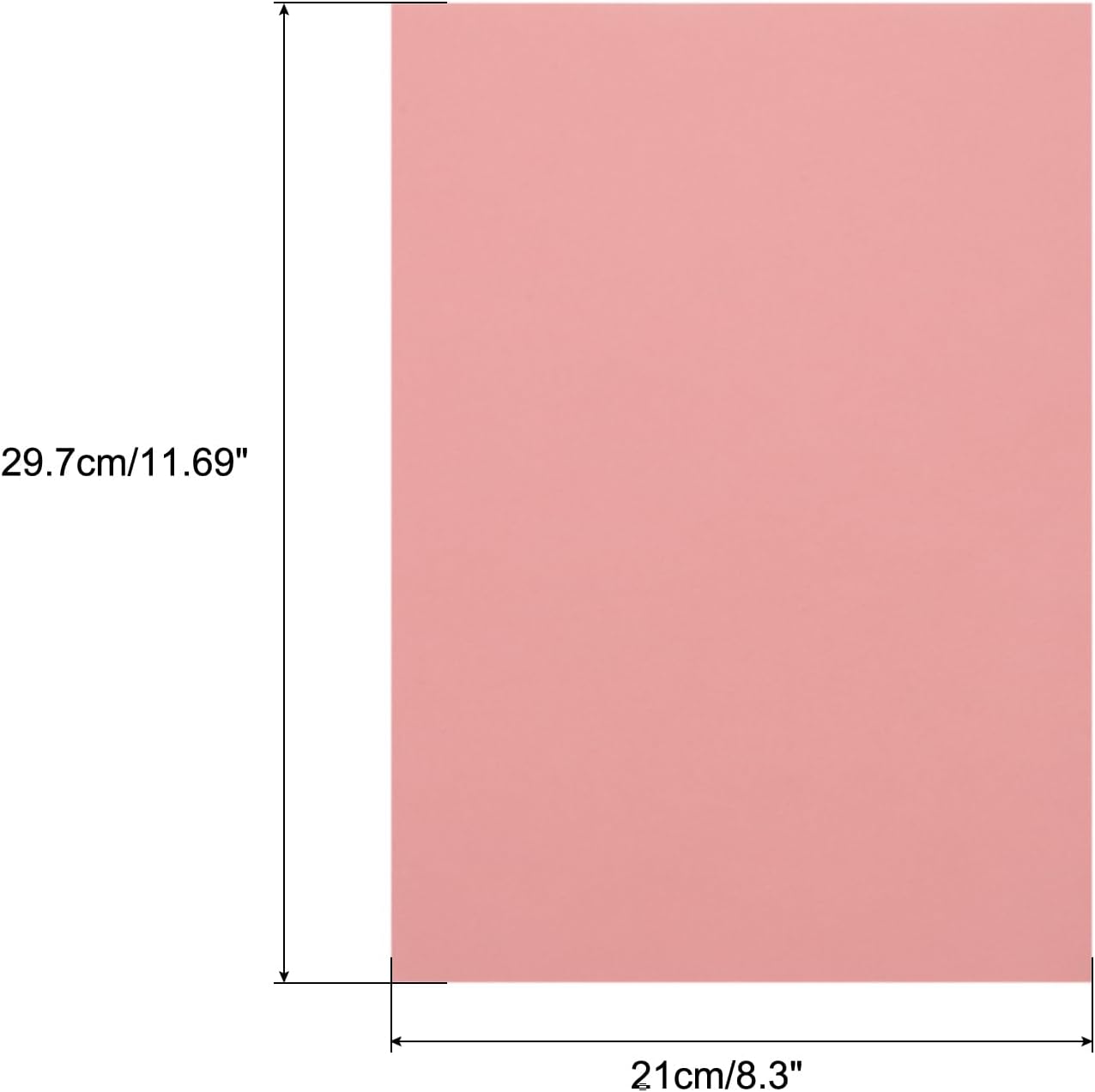 MECCANIXITY Colored Vellum Paper, 40 Sheet Light Pink Transparency 11.7 x 8.2 Printable Vellum Paper, Translucent Vellum Sheets for Printing Wedding Invitations, Ink Jet Laser Printer