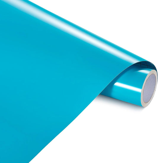 Ant Smart Adhesive Permanent Vinyl Compatible with Cricut Explore and Maker Series Without Cutting Mats, Create DIY Projects, Decals, Stickers & More (Light Blue, 13inchx10ft)