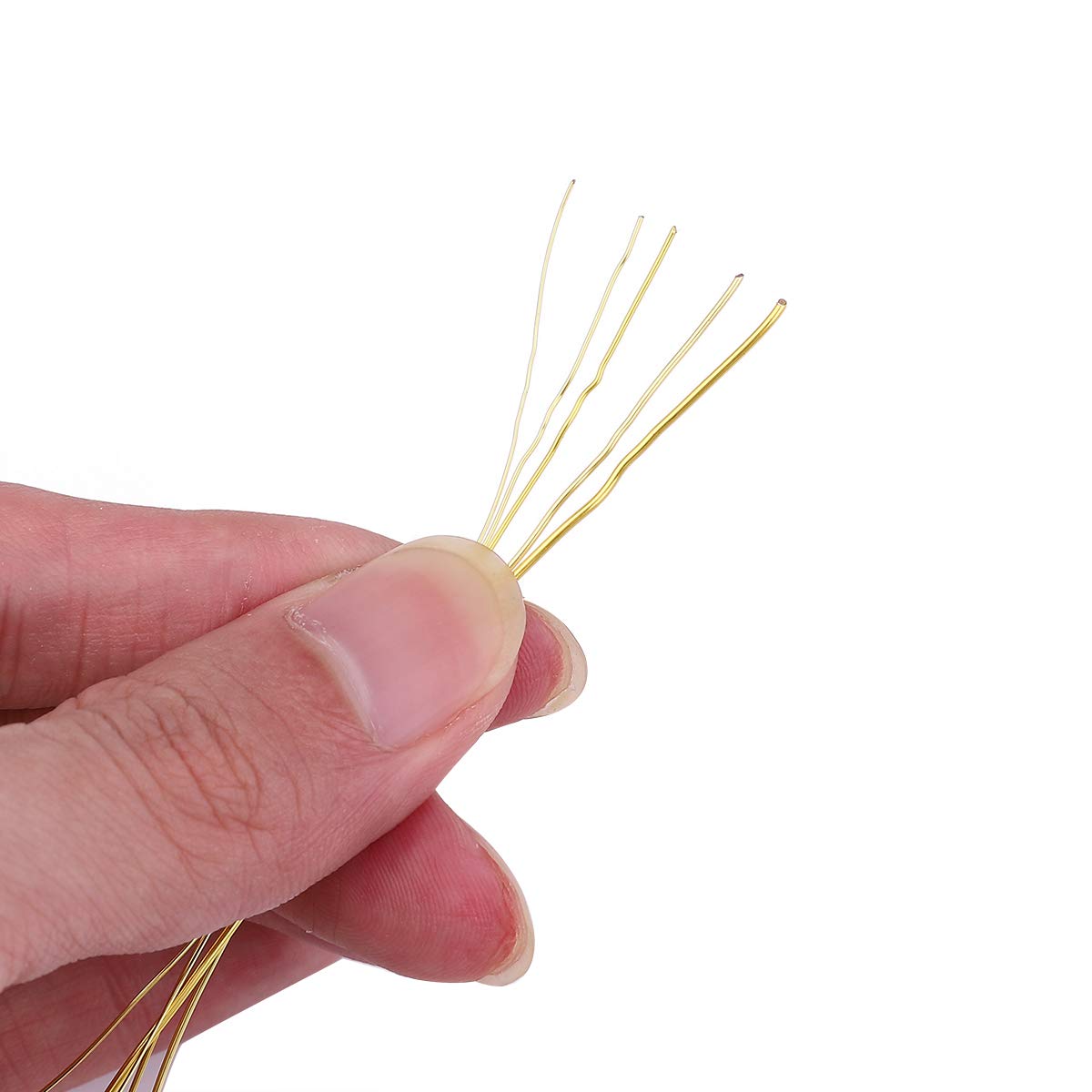 Gold Copper Wire 0.6mm Bead Cord for Bracelet Necklace Charm Beading Jewelry Making 16yard