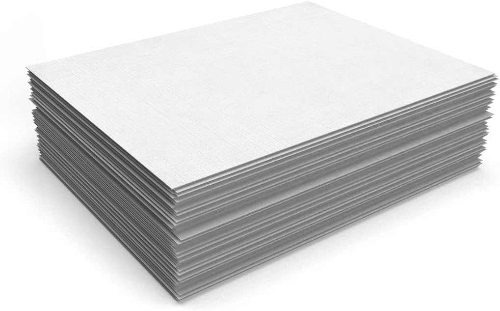LUXPaper 8.5" x 11" Paper | Letter Size | White Linen | 24lb. (60lb. Text) | 1,000 Qty