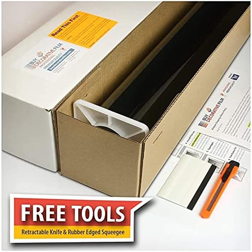 BDF EXNA20 Exterior Window Film Daytime Privacy and Heat Control Natural Black 20 (Dark) - 48in X 50ft