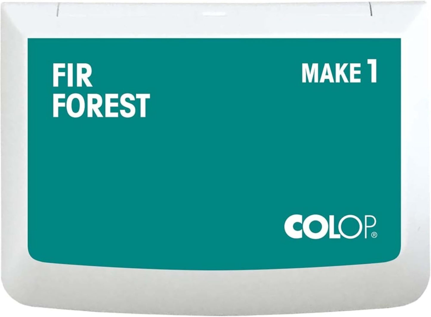 COLOP Make Series, Ink Stamp Pads, with Non-Toxic Premium Ink, Water-Based Acid-Free (Fir Forest, Make 1-1-15/16" x 3-1/2")