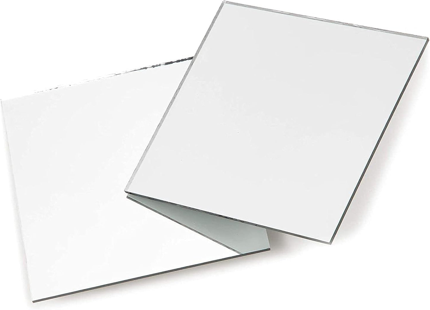 Bright Creations Mirror Art Tiles - 3 in, Silver, 50 Pack - Adhesive Mirror Mosaic Tiles for DIY Crafts & Stick-On Wall Decor