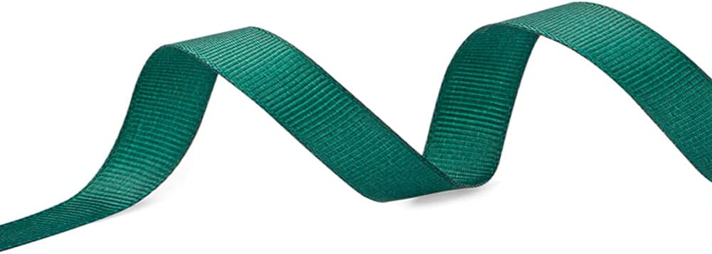 LIUYAXI 5/8" X 50 Yards Solid Teal Grosgrain Ribbon, Perfect for Crafts, Wedding Decor, DIY Hair Accessories, Sewing, Gift Package Wrapping and More