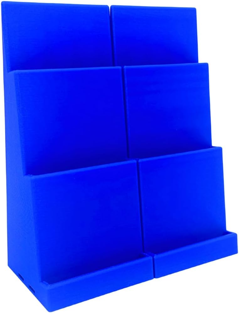 Magnetic Card Holder Stadium Displays - Dark Blue (2 Pack), Compatible with Ultra Pro Protectors - Trading Card Holder - Card Stand - Sports Card Display