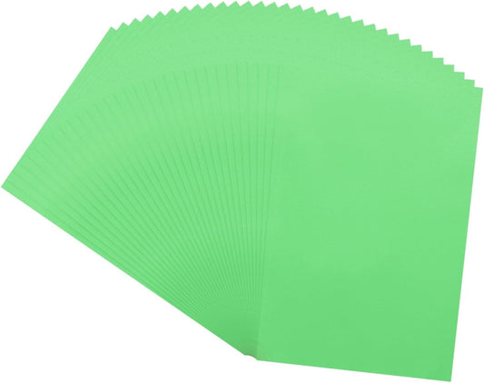 MECCANIXITY 100 Sheet Colored Vellum Paper 4" x 6", 100gsm Translucent Printable Vellum Sheets for Printing Wedding Invitations Inkjet Laser Printer, Green