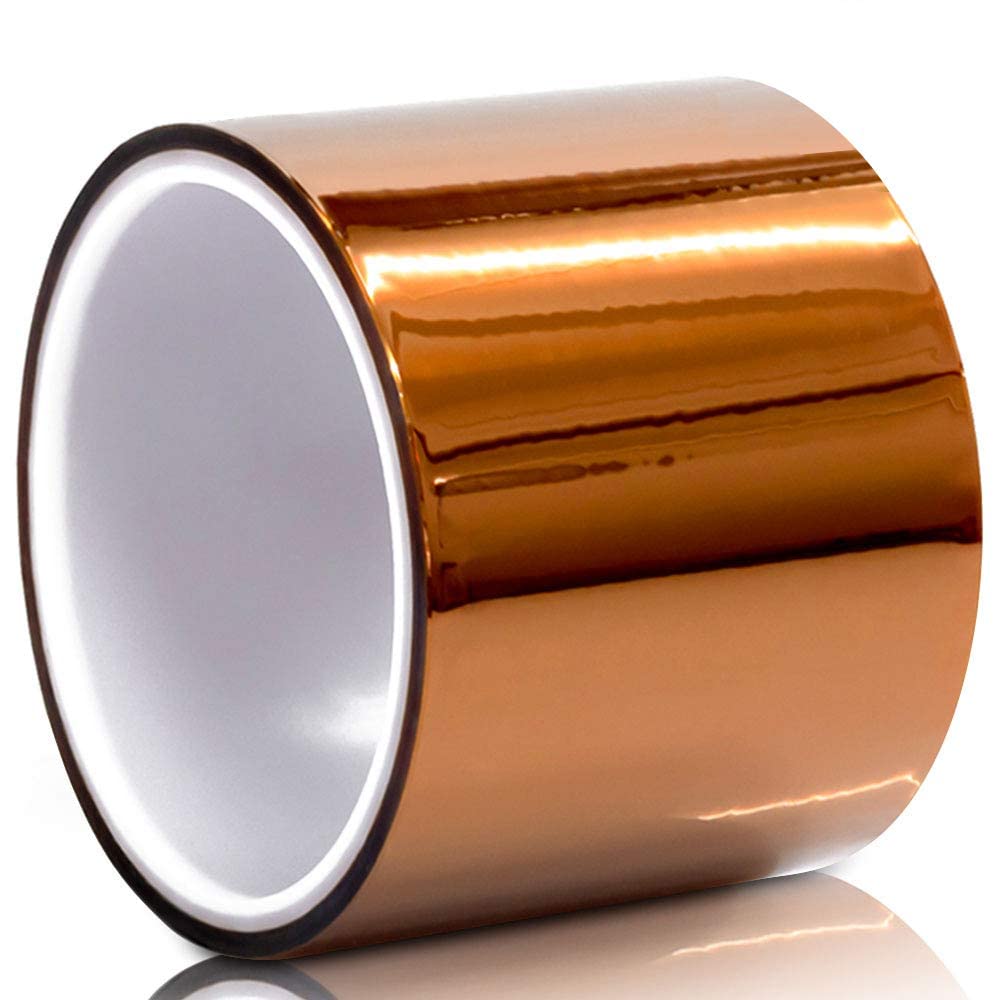MYJOR Brand High Temperature Tissue Paper Tape, 2in x 108ft x 1 roll Used to Protect CPU and 3D Printer Work Surface, PCB Circuit Board Professionals