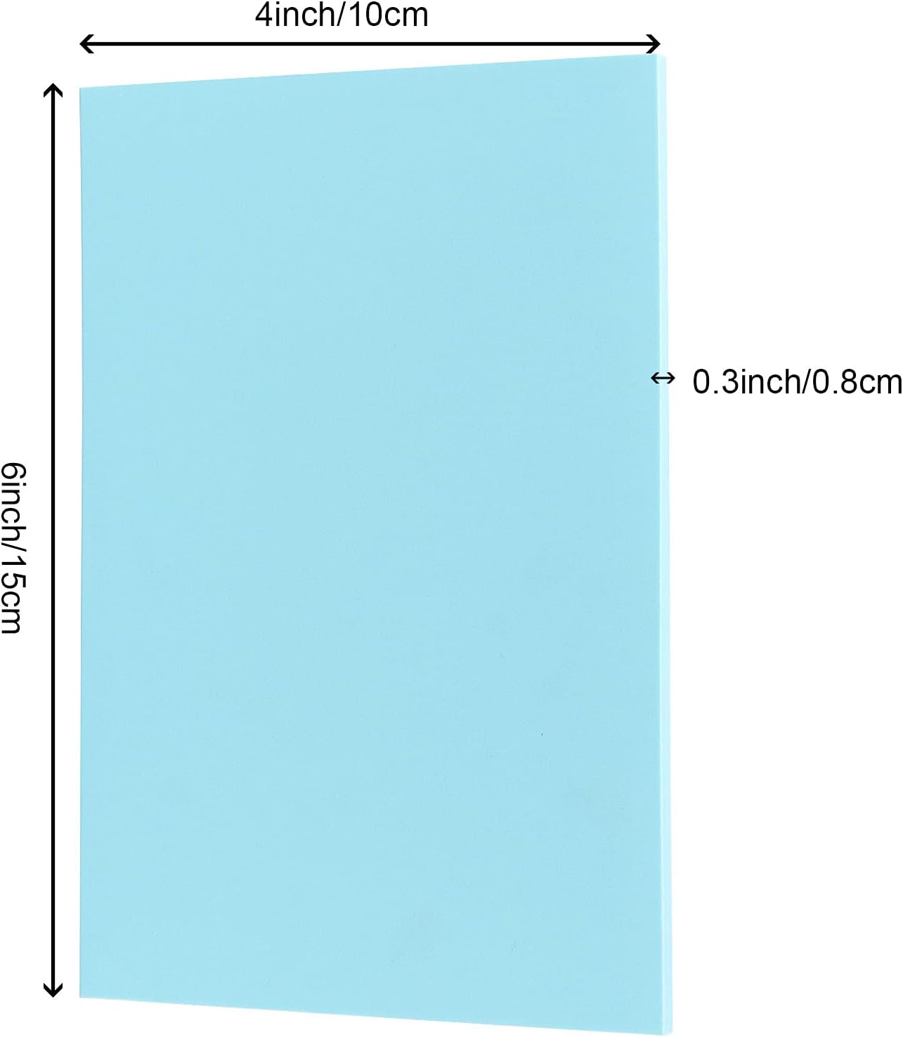 ZOENHOU 20 PCS 4 x 6 Inch Blue Rubber Stamp Carving Blocks, Creative Soft Linoleum Block Stamp for Making Stamps Engraving Crafts Supplies