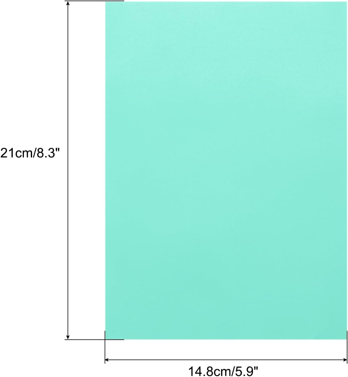 MECCANIXITY Colored Vellum Paper, 40 Sheet Sky Blue Transparency 8.3" x 5.9" Printable Vellum Paper, Translucent Vellum Sheets for Printing Wedding Invitations Ink Jet Laser Printer