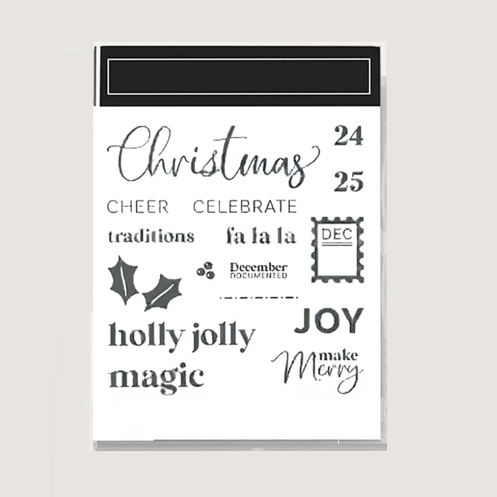 2025-2026 Stamps and Dies for Card Making, Stamps and Dies Set 2025 for Christmas and Halloween, Die Cut DIY Various Festivals Album Scrapbooking Birthdays Greeting Card (M4333)