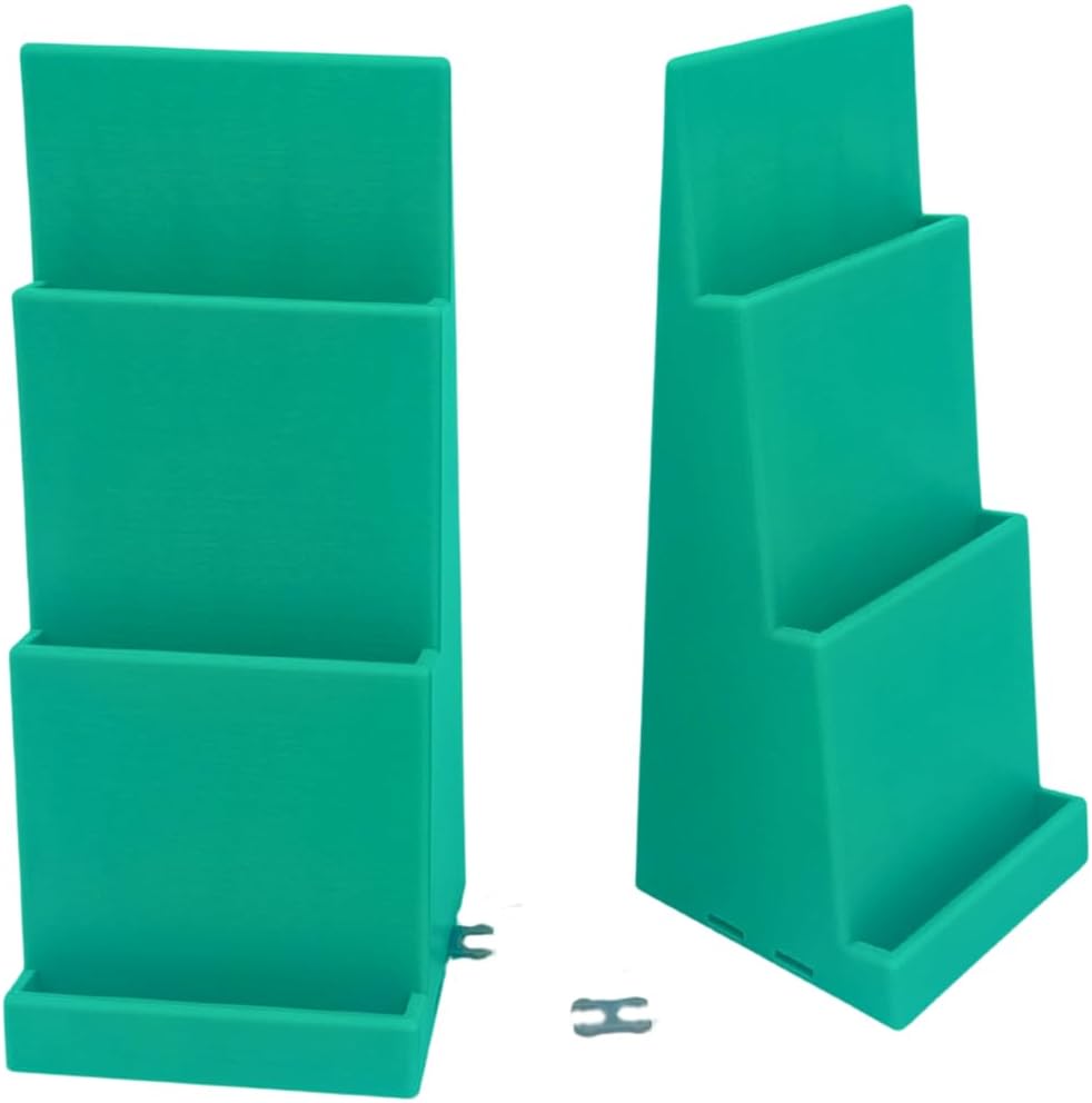 Magnetic Card Holder Stadium Displays - Green (2 Pack), Compatible with Ultra Pro Protectors - Trading Card Holder - Card Stand - Sports Card Display (Galaxy Red)