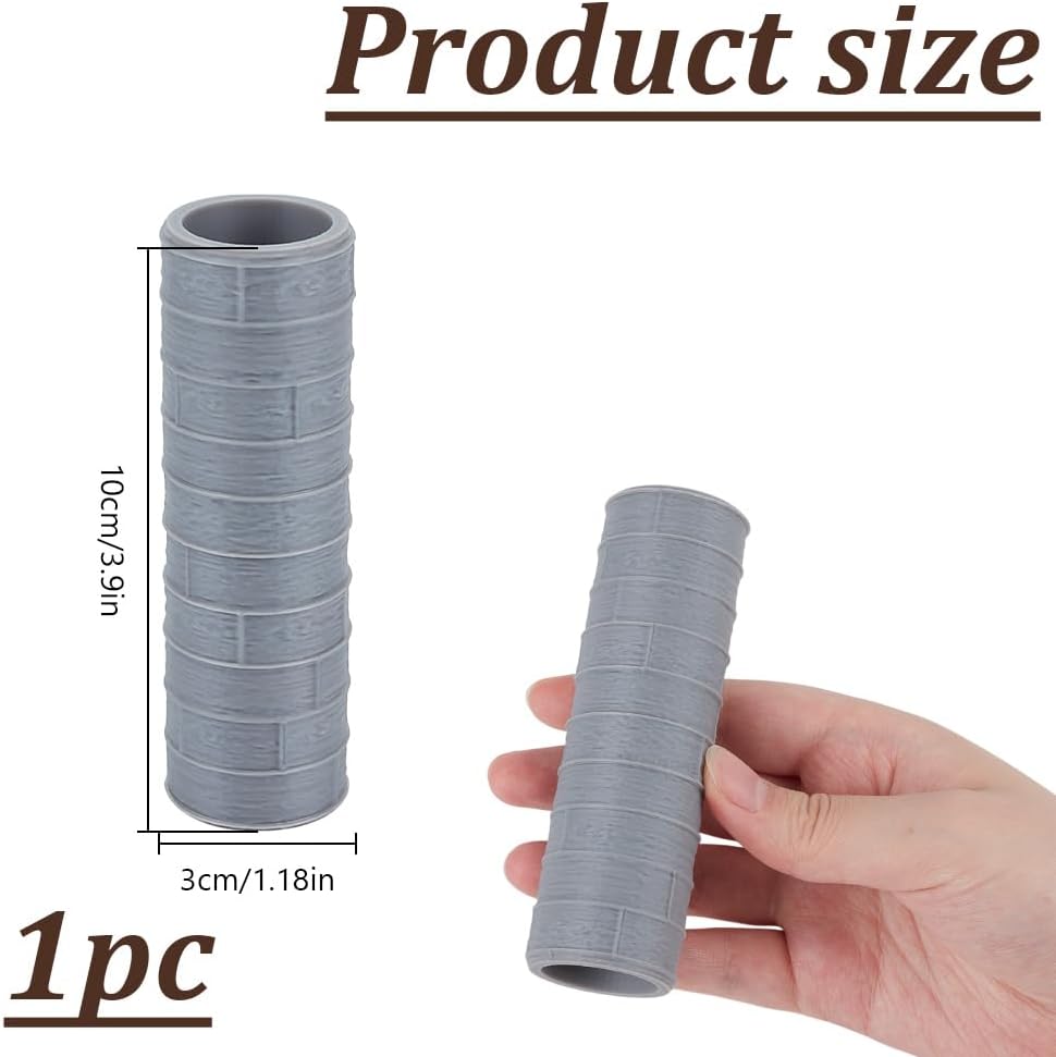 Topography Texture Roller Large Brick Clay Texture Rollers Rectangle DIY Embossing Pottery Decortive Tool for Pathfinder, PRG, Miniatures, Tabletop Board Game Topography Accessory