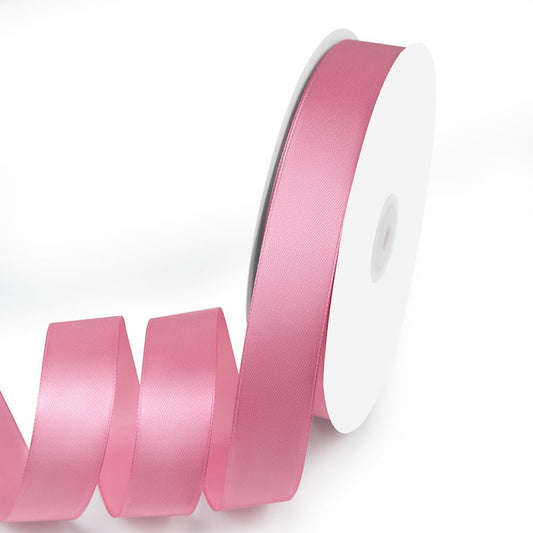 1" x 100 Yards Satin Ribbon - Rose Gold Silk Ribbon with Spool - Ideal for Gift Wrapping, Floral Bouquets, Crafts, Wedding Party Decorations, Christmas and Sewing Projects