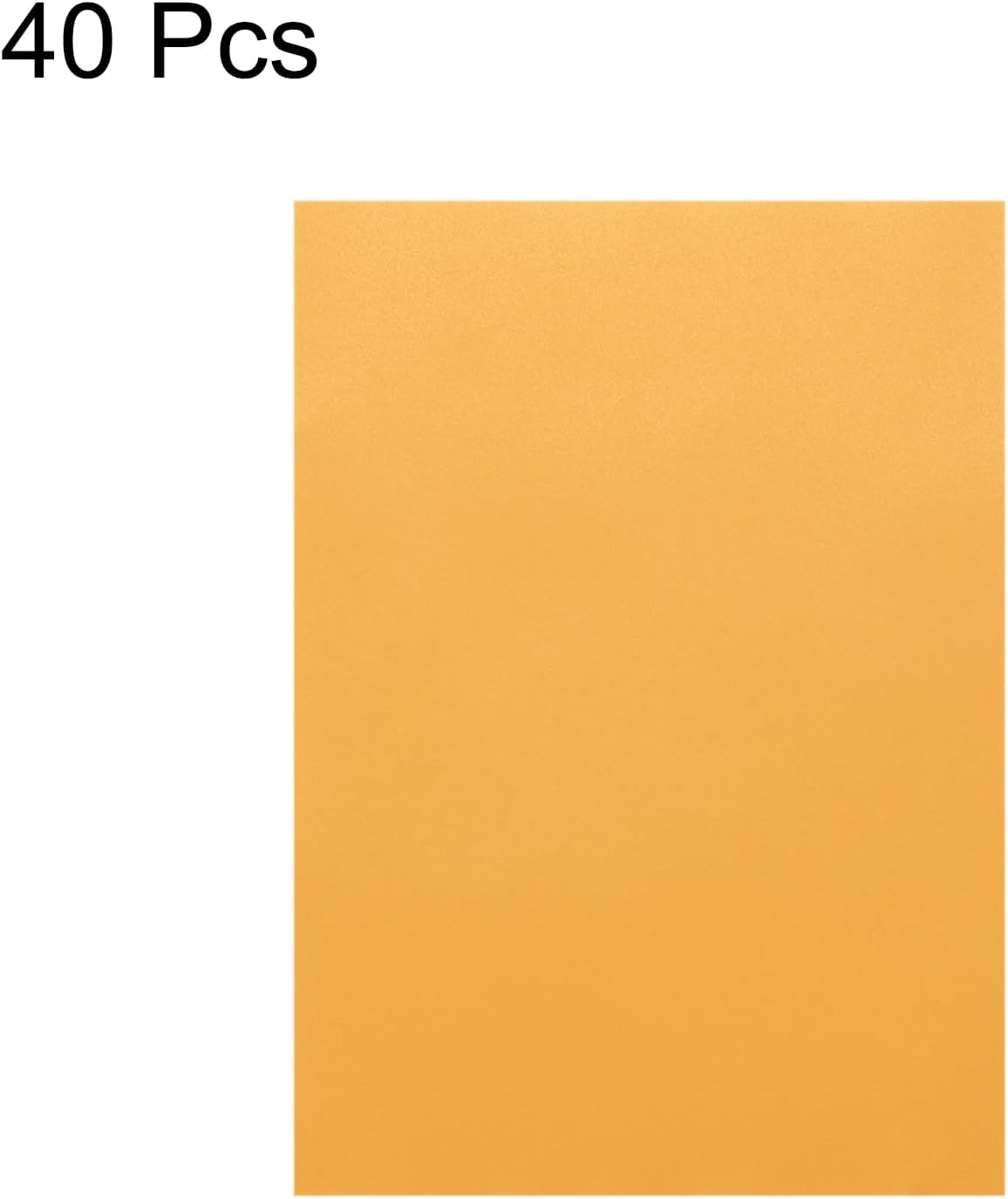 MECCANIXITY Colored Vellum Paper, 40 Sheet Orange Yellow Transparency 8.3" x 5.9" Printable Vellum Paper, Translucent Vellum Sheets for Printing Wedding Invitations Ink Jet Laser Printer