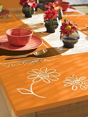 Chalkboard Blackboard Paint - Brush on Wood, Metal, Glass, Wall, Plaster Boards Sign, Frame or Any Surface. Use with Chalk Pen Wet Erase, Non-Toxic - Matte Finish [Orange] - (8.5oz Cover 32 sf)