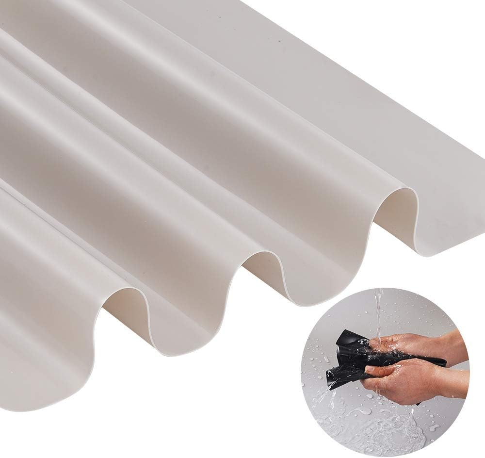 3 Pack Silicone mat Large Silicone Sheets for Crafts, Liquid, Resin Jewelry Casting Molds Mat, Silicone Placemat 15.7” x 11.8” (Black & Gray & Beige)