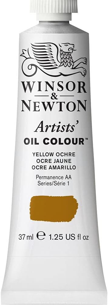 Winsor & Newton Artists' Oil Color, 37ml (1.25 oz) Tube, Yellow Ochre