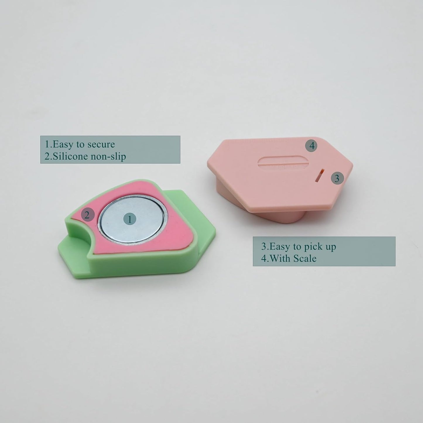 Magnetic Seam Guide for Sewing Machine, Multifunctional Sewing Machine Attachments,Universal Sewing Quilting Supplies Accessories 2pcs Multicolored