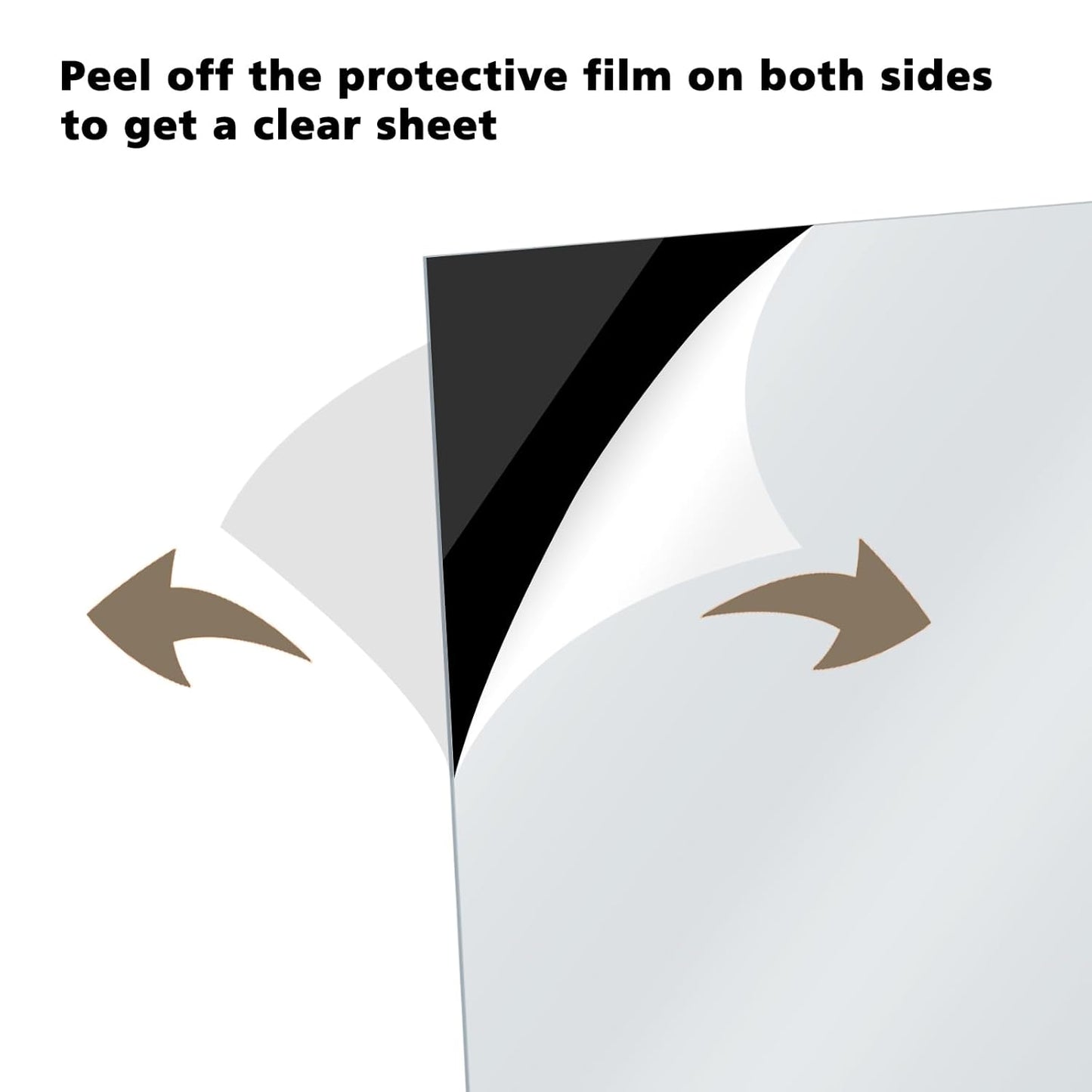Egofine 8.5" x 11" Black Plexiglass Sheets 20 Pack 0.04 Inch Cast Acrylic Sheet Thick for DIY Craft Projects, Painting, Photography, Sign, Display Stand, Home Decor, Easy to Cut