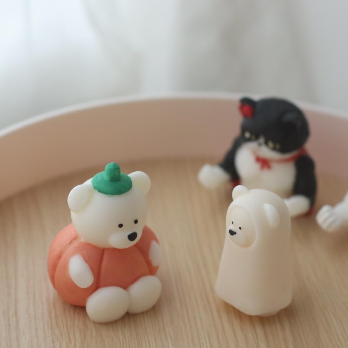 Halloween Pumpkin Cartoon Bear Silicone Candle Mold 3D Cute Resin Gypsum Ice Cube Baking Mold Bedroom Decor Birthday Party Gifts Wedding Souvenirs