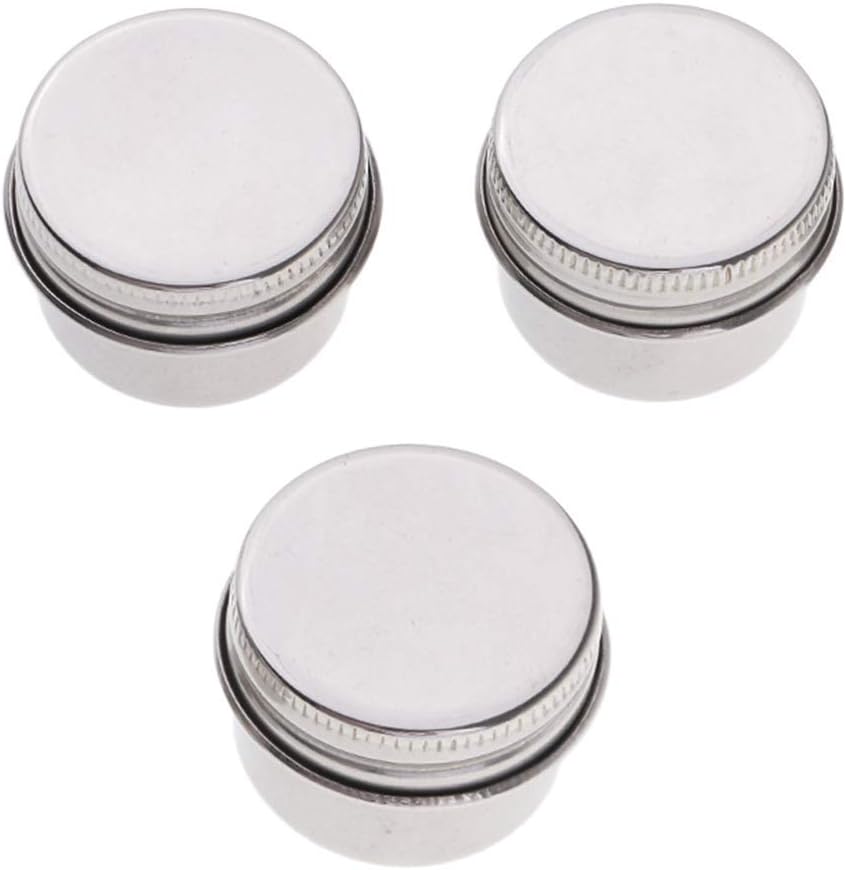 3 Piece Single Dipper Palette Cups Stainless Steel Palettes Container Cup with Clip and Lid fit for Drawing (A)