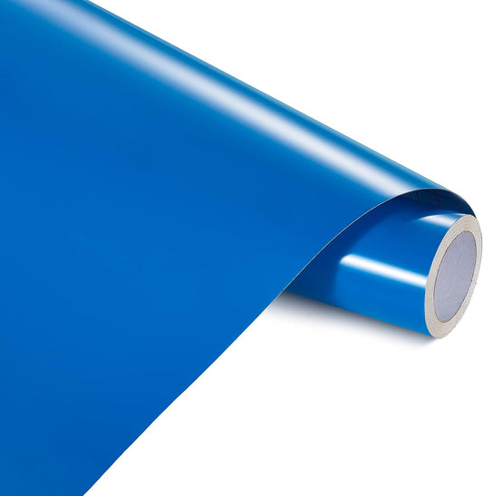 Ant Smart Adhesive Permanent Vinyl Compatible with Cricut Explore and Maker Series Without Cutting Mats, Create DIY Projects, Decals, Stickers & More (Blue, 13inch x 15ft)