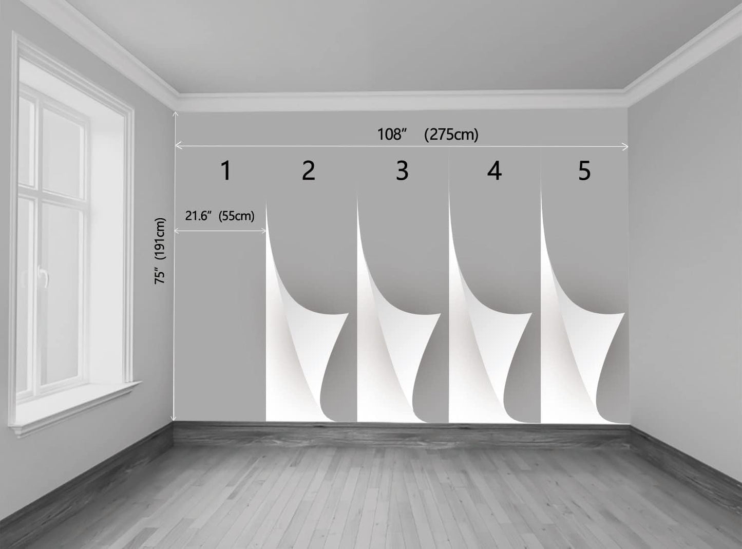 Mural Wallpaper Large City Night View Wall Mural for Bedroom Living Room TV Background Sofa Wall（Not Peel and Stick）